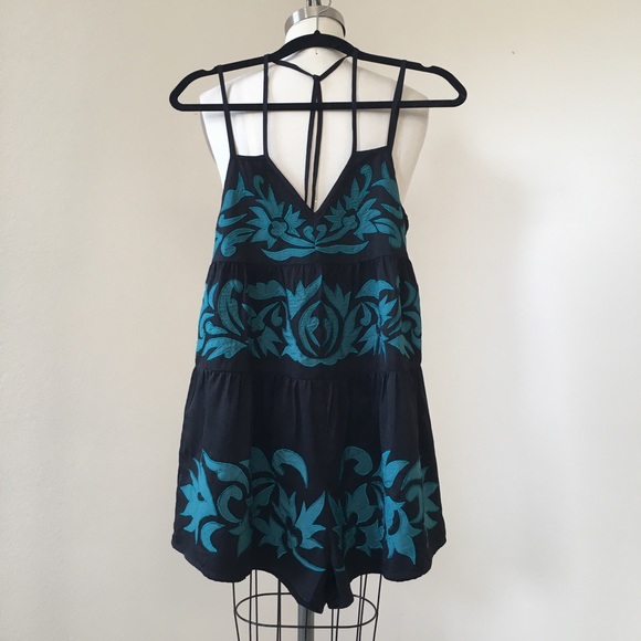 FREE PEOPLE EVERBLUE ROMPER MEDIUM - Picture 6 of 8